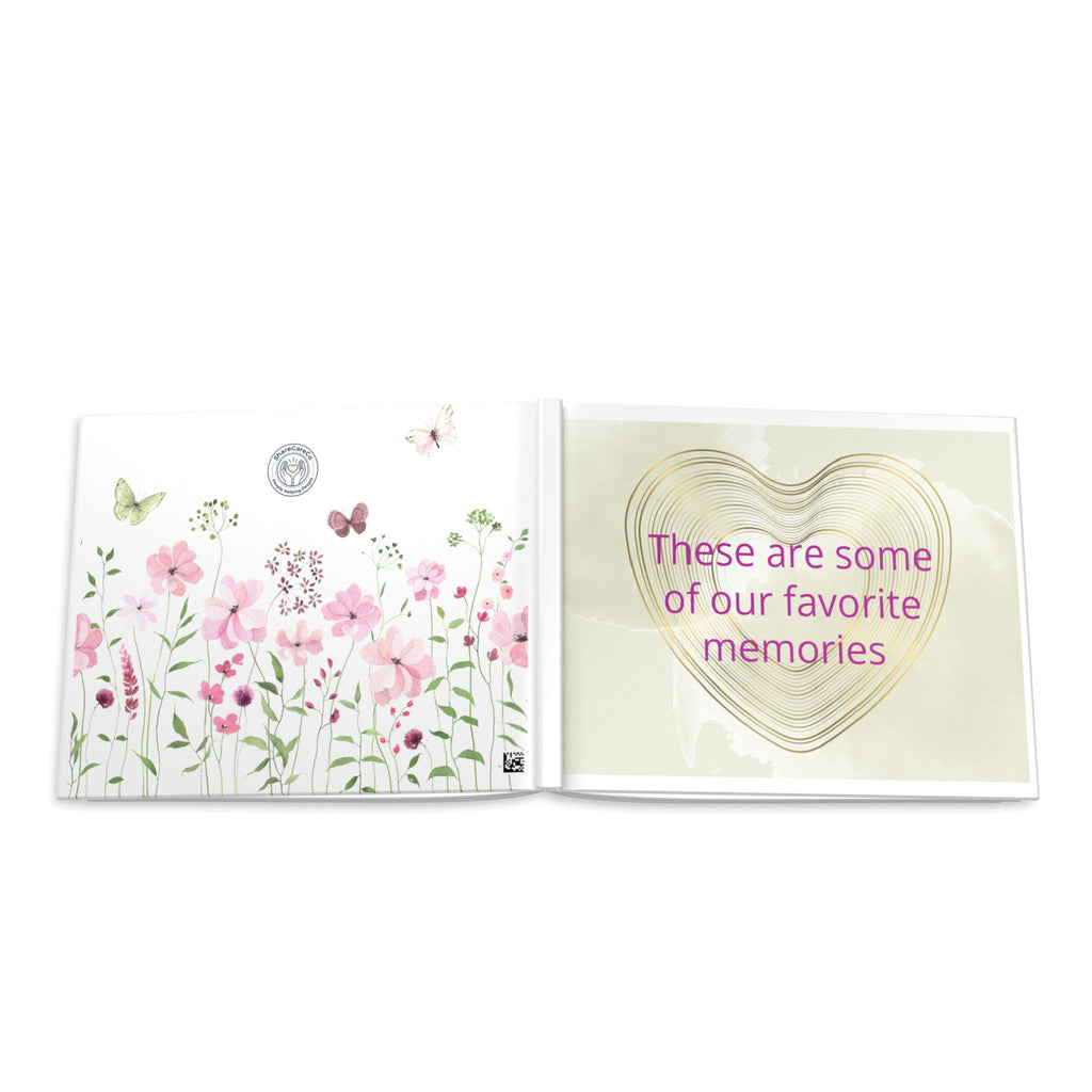 Hardcover Photo Book — "These Are Some of Our Favorite Memories" Floral Keepsake